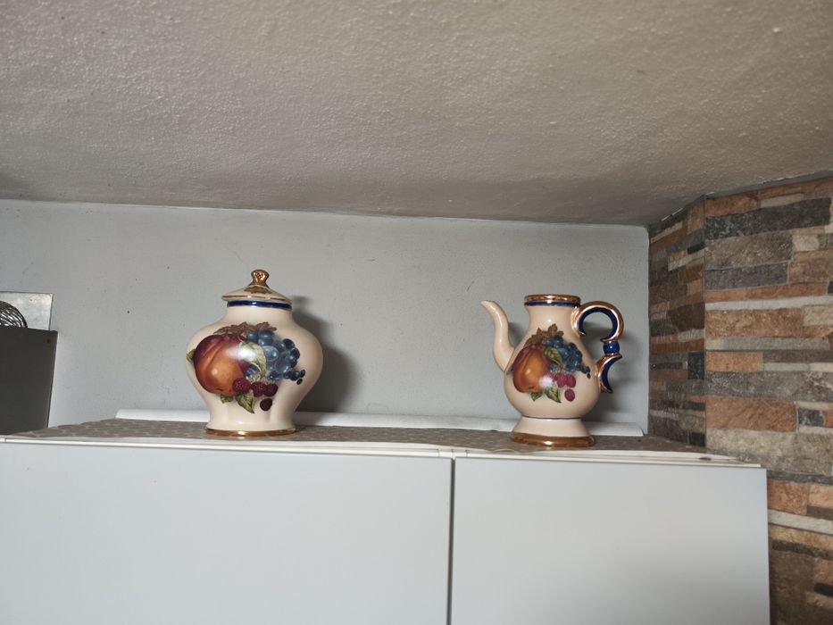Conjunto 9 peças de loiça de decoração de cozinha