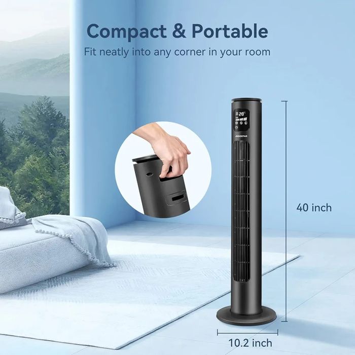 Wentylator kolumnowy Aigostar Ross Smart z Wifi i pilotem