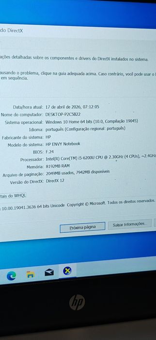 Portátil hp ler até ao fim
