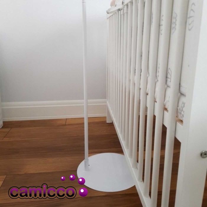 STELAŻ stelaże do baldachimu wolnostojący stojak 152cm kołysek UNIWERS