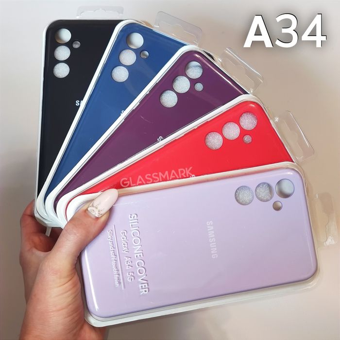 Чохол silicone cover Samsung A54 A34 A24 A14 чехол самсунг