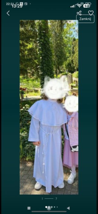 Alba komunijna dla chlopca