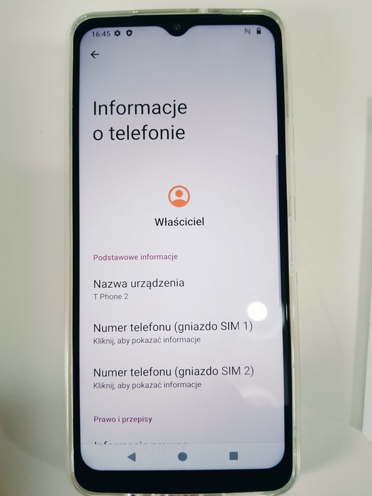 Smartfon T phone 2 NOWY + słuchawki