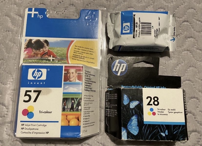 Tinteiros HP 57 e 28