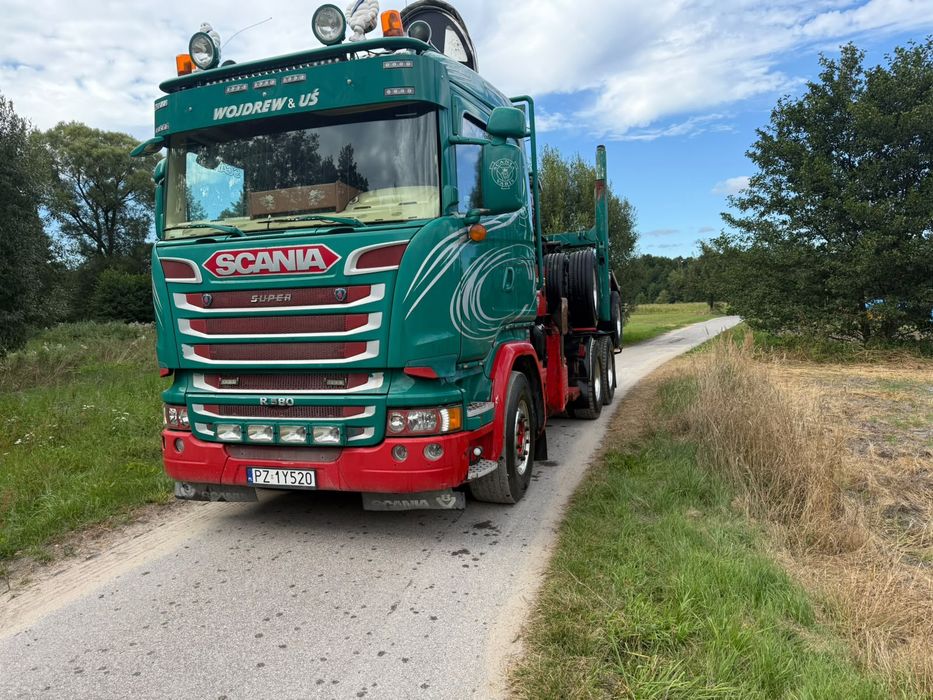 Scania 6x4 drewna epsilon drzewa lasu dłużycy