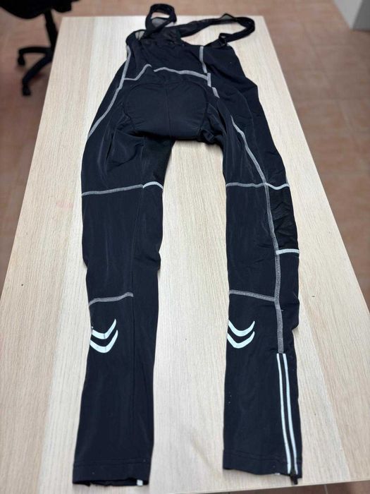 Calças com alças de ciclismo BTT Btwin