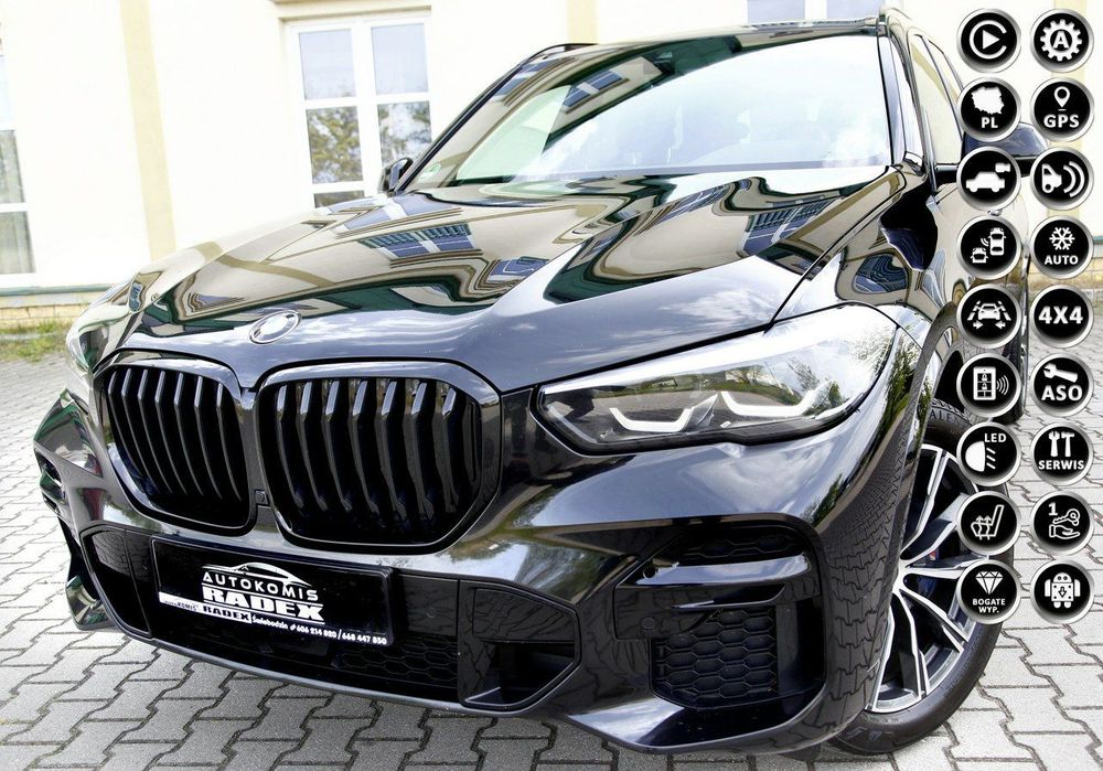 BMW X5 SALON PL/1 Ręka/Bezwyp/Serwis ASO/Stan Jak Nowy/GWARANCJA