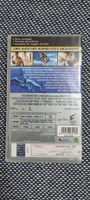 Profundo Azul - PSP - Filme