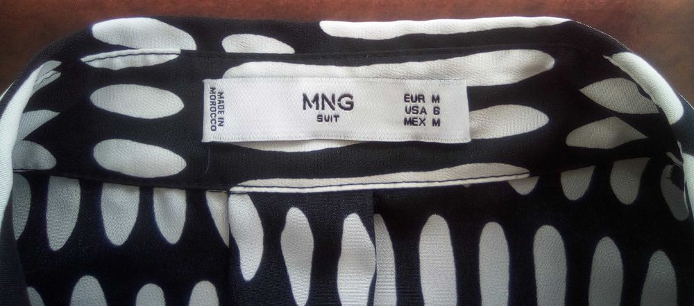 За шоколадку Блузка Блуза Рубашка MANGO 46-48