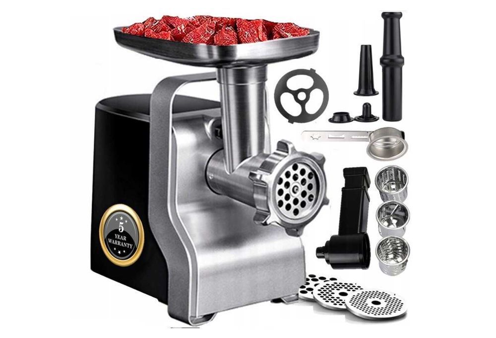Maszynka do mielenia mięsa Zilan czarna 2100W 1,80 kg/min 3 sitka Nowa