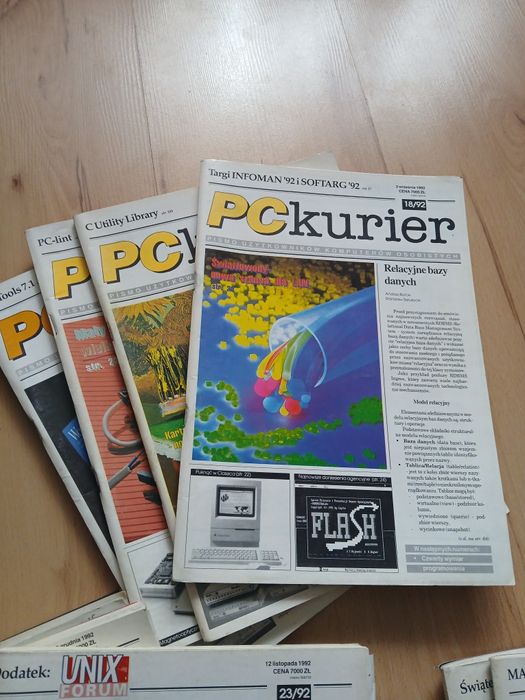 PC Kurier 1992 pismo użytkowników komputerów osobistych 27 sztuk