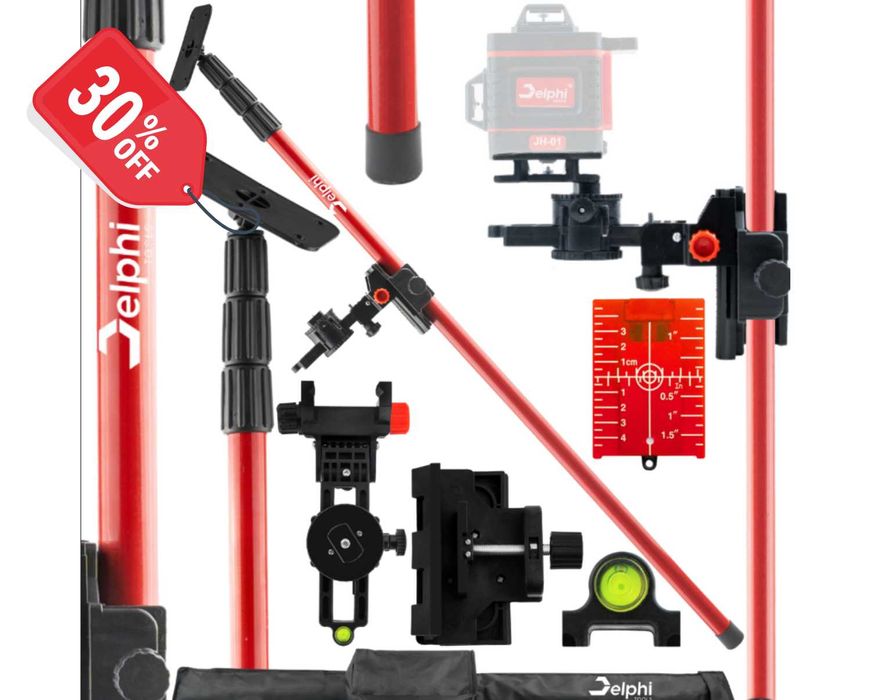 TYCZKA Rozporowa Do Lasera 3M Teleskopowa Drążek Poziomicy (WYPRZEDAŻ)