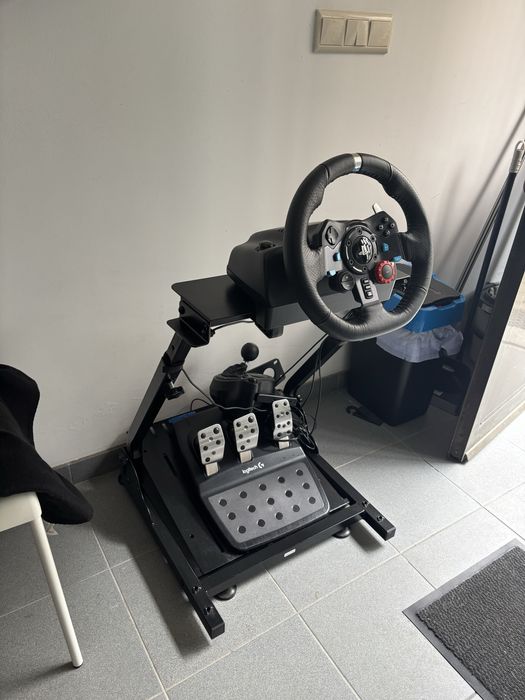 Logitech G29 + Caixa de Velocidades + Stand Vevor