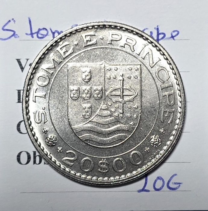 20$00 1971 S.tomé e príncipe