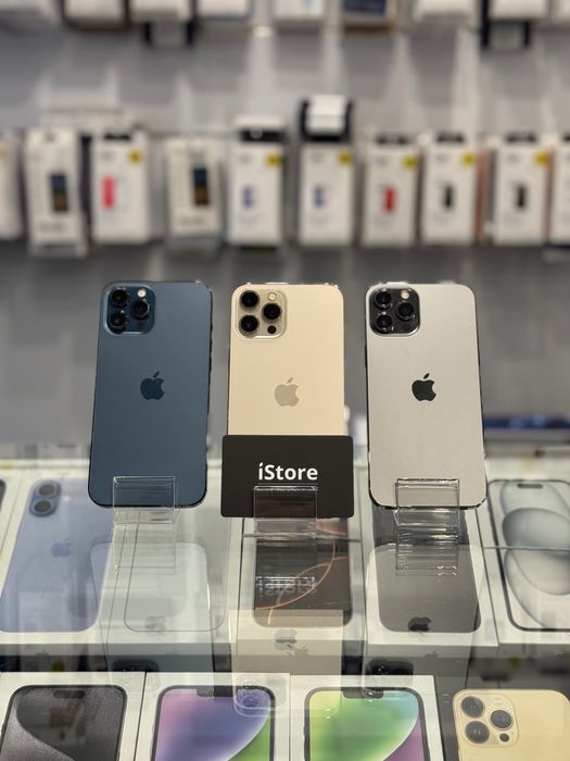 iPhone 12 PRO MAX • 128 GB • Gold • Graphite • Blue • 100% bateria •