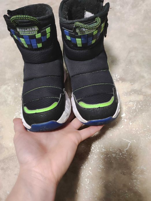 Демисезонные сапоги, ботинки skechers для мальчика 27 раз 18 см стельк