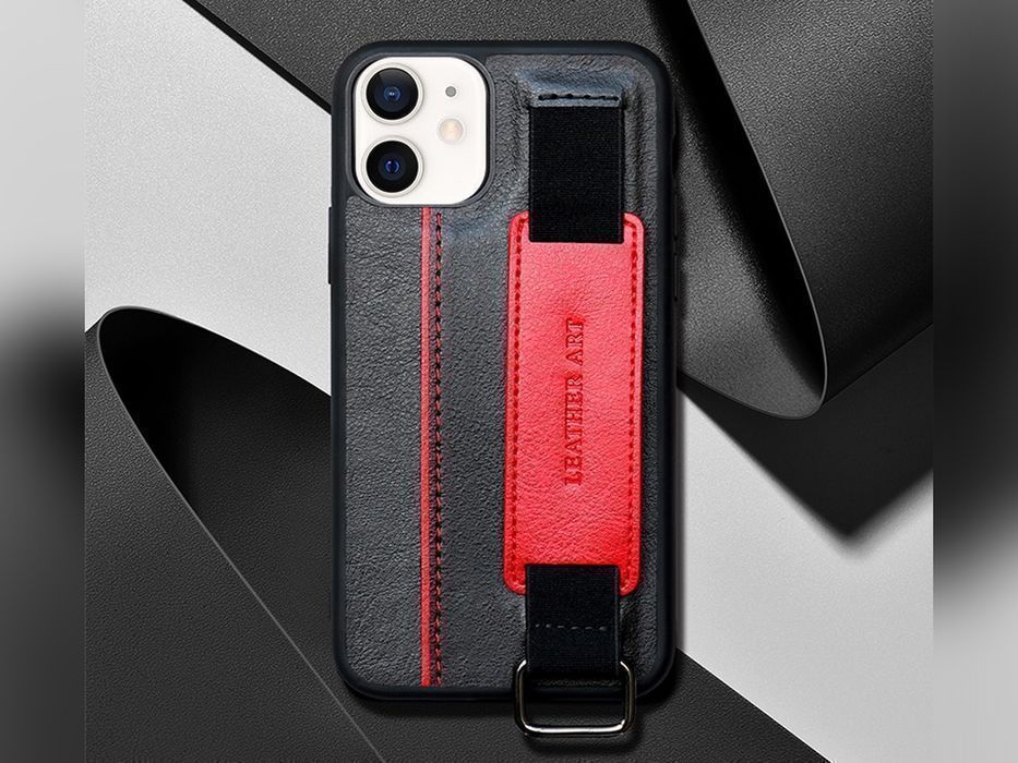 Etui obudowa Alogy Leather Case do Apple iPhone 12 Mini 5.4 Czarne