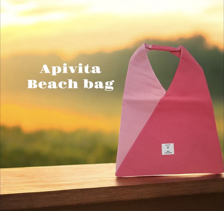 Duża Torebka na plażę shopper torba plażowa beach bag Apivita nowa