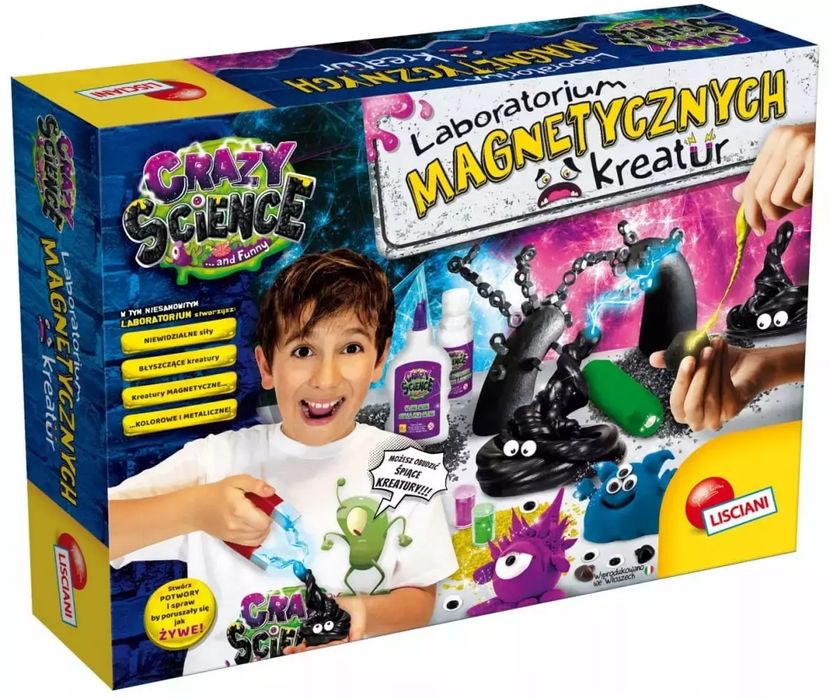 Crazy Science. Laboratorium magnetycznych kreatur. Lisciani