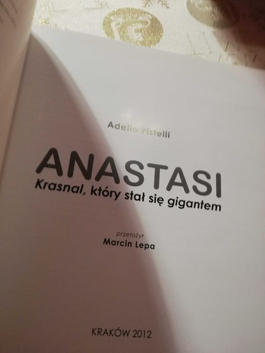 Anastasi. Krasnal, który stał się gigantem. Adelio Pistelli.