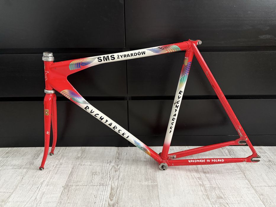 Frameset Rychtarski SMS Żyrardów płetwa torowy fixed gear 54x55