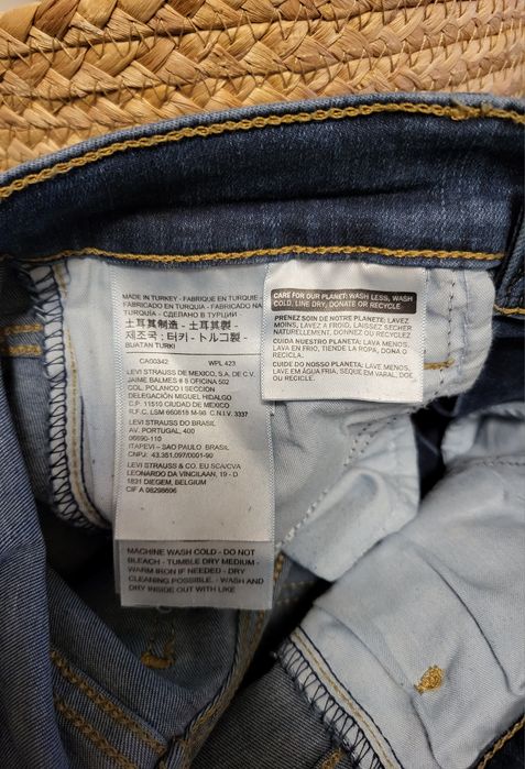 Jeansy Levis Mile High Super Skinny rozm. 26 (S)