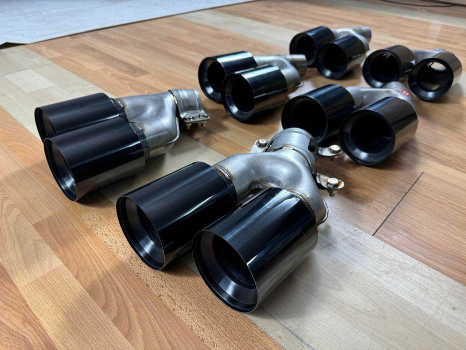 насадки на вихлоп М5 Ф90 глушитель бмв накладка на банку Г30 F90 m5