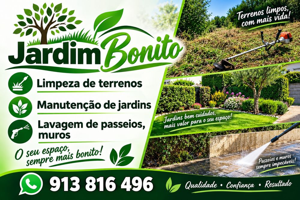 Serviços de jardins