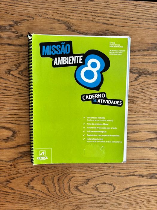Cadernos de atividade 8° ano