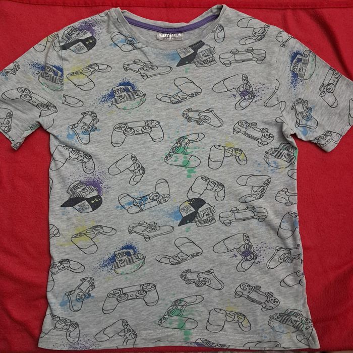 Koszulka bluzka T-shirt z krótkim rękawem 134 - 140 cm Destination