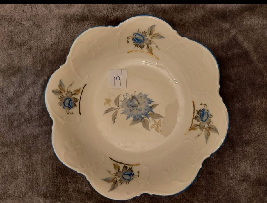 2:15 Блюдо. Винтаж.Ручная роспись. Германия/Рум ы ния.