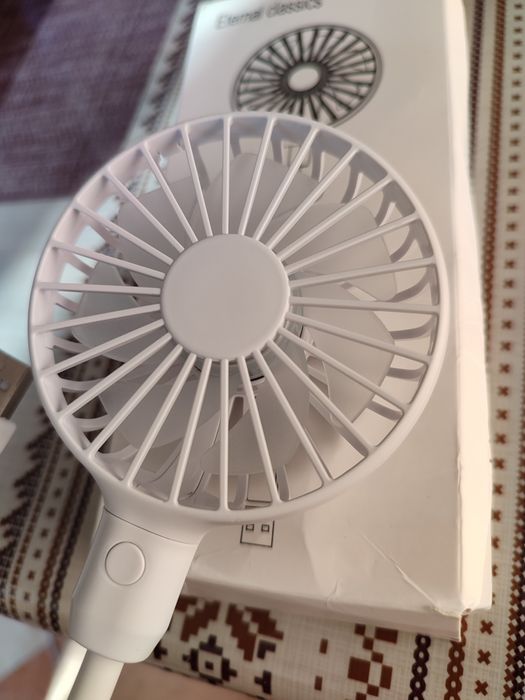 Портативний, гнучкий USB вентилятор для павербанка смартфона ноута