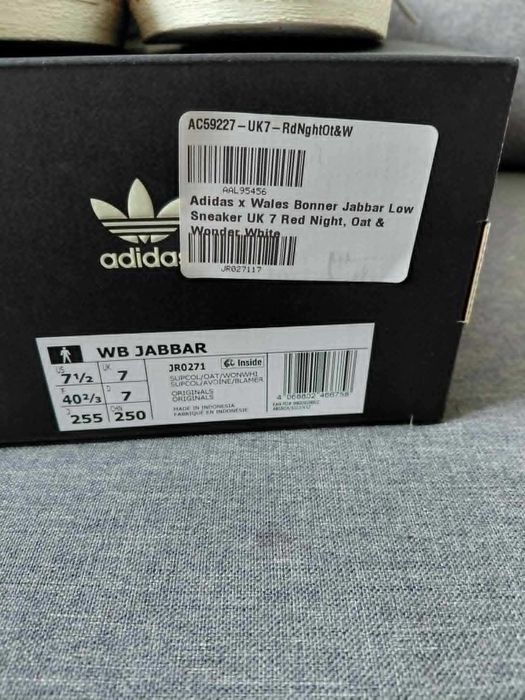 adidas Jabbar Low Wales Bonner Maroon Oat