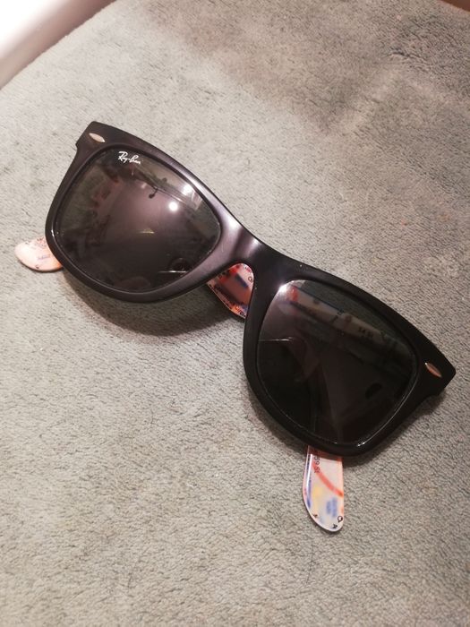 Okulary Ray ban w pokrowcu Emporio armani