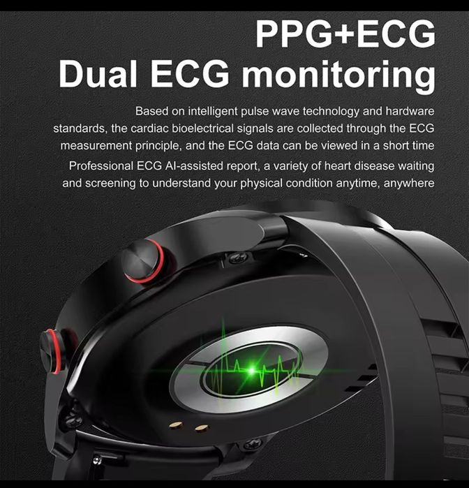 Smartwatch Silver com pulseira em aço e outra em silicone