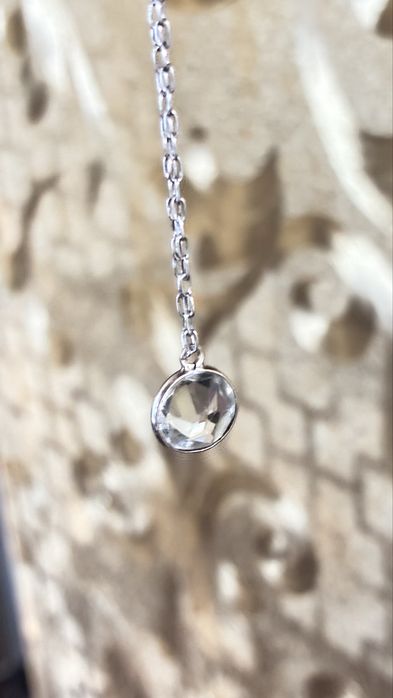 Цепочка и подвес с горным хрусталем