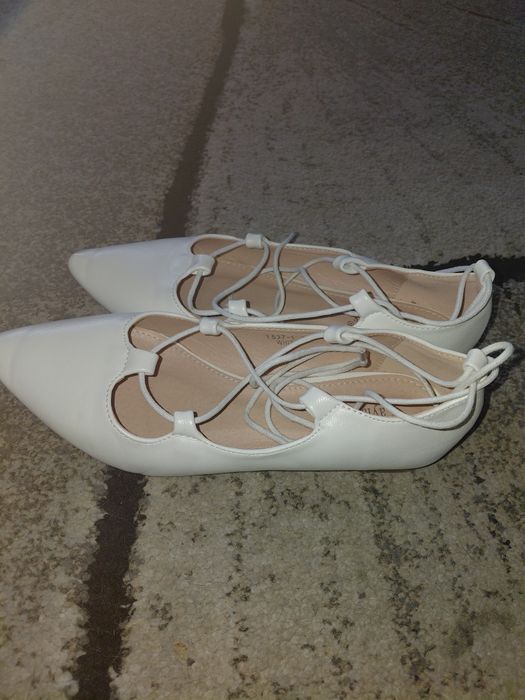 Buty balerinki na komunię