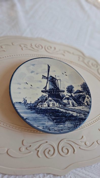 Zawieszka ceramiczna na ścianę talerz średnica 15 cm