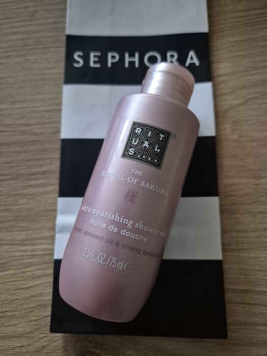 Ubytek! Tanio! RITUALS Sakura Ultra Nourishing Shower Oil 75 ml olejek pod prysznic na wyjazdy!