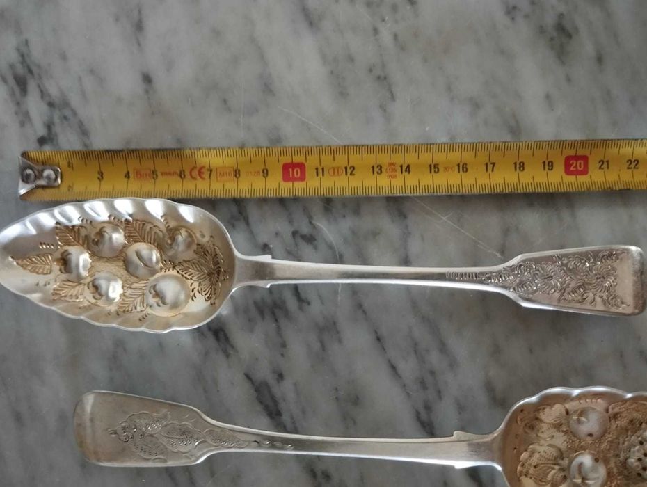 Colheres de Prata Antigas