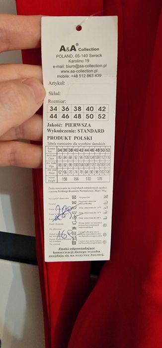 Czerwona suknia asymetryczna nowa
