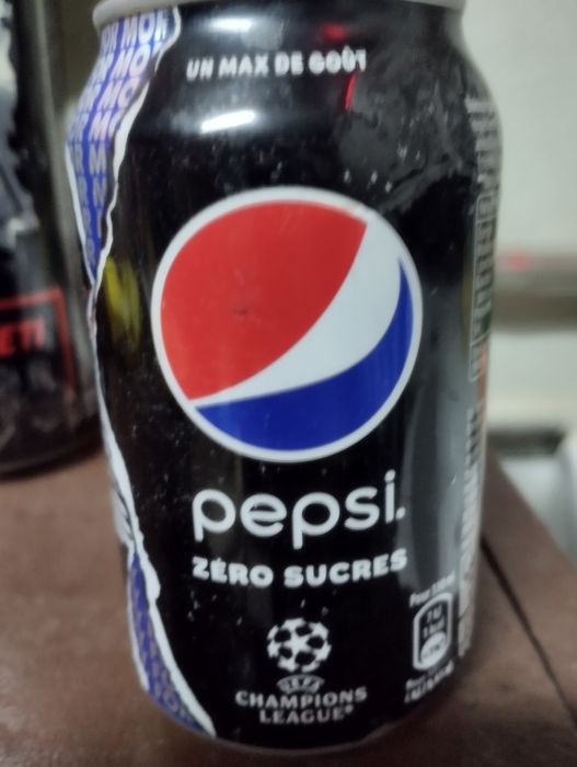 Lata fechada Pepsi Lionel Messi Champions league