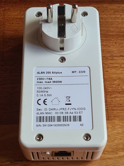Starter Kit repetidores internet Powerline Devolo dLAN AVplus 200 Mbps