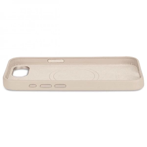 Etui Decoded Silicone Backcover z MagSafe na iPhone 16e - beżowe