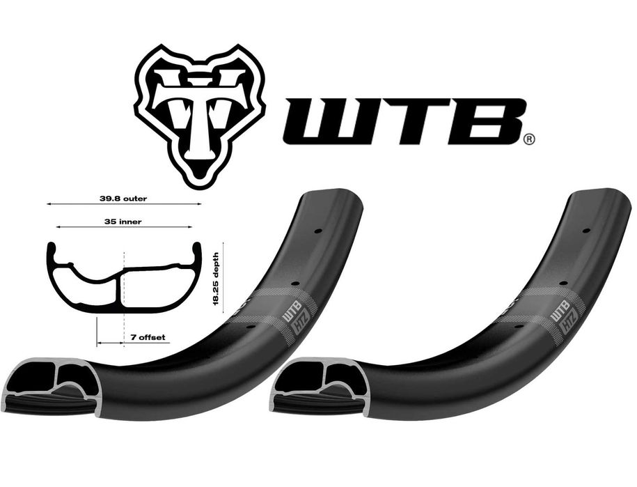 -66% 2 * NOWA obręcz 27,5" 718g 32h 32 WTB HTZ i35 rowerowa eBike FV