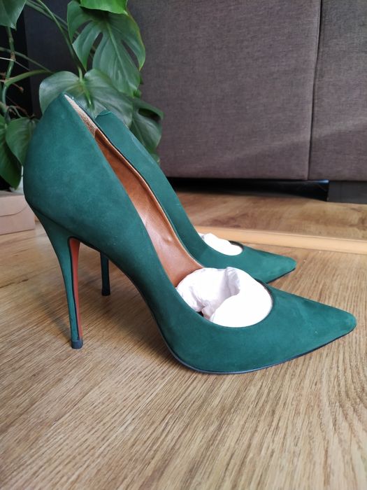 Szpilki czółenka zielone rozm.40