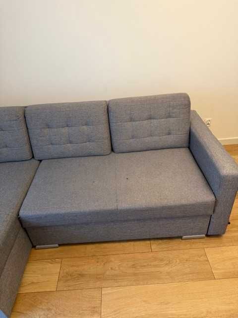 Narożnik uniwersalny rozkładany ASTI - szary