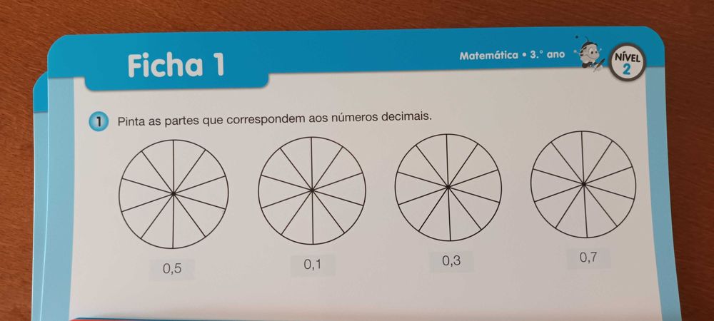 Material didático 1.° Ciclo fichas e soluções