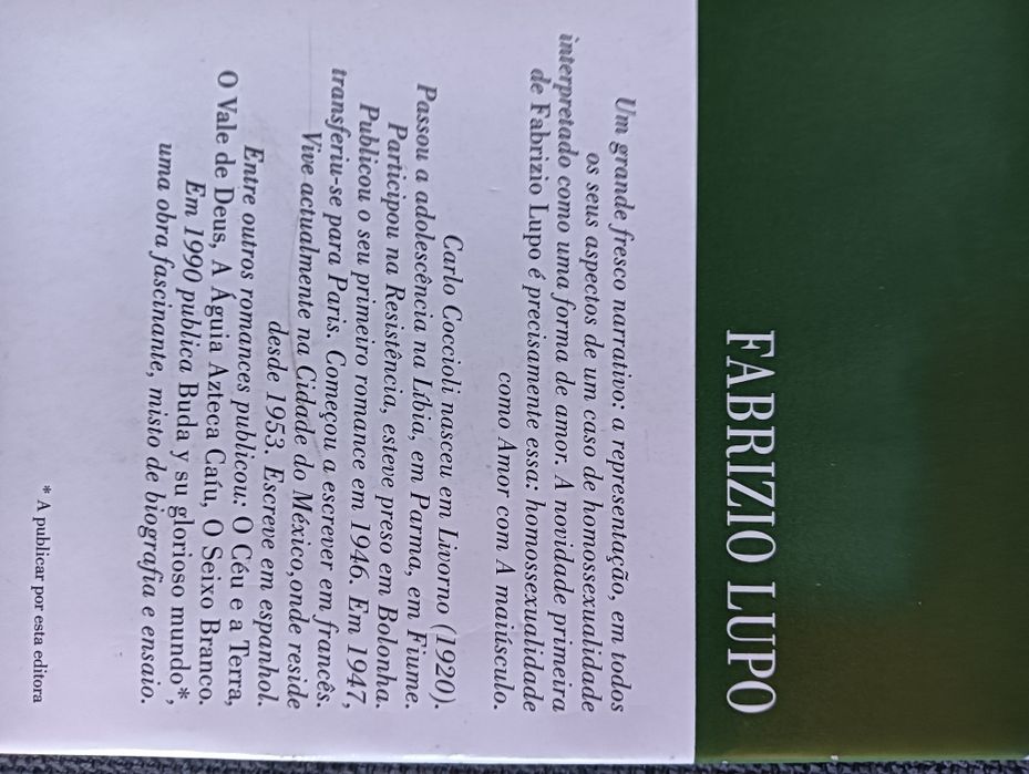 Fabrizio Lupo, de Carlo Coccioli