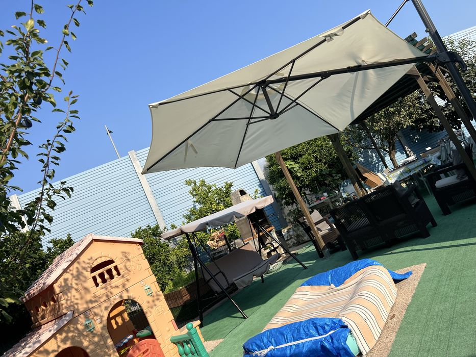 Guarda sol naterial azul